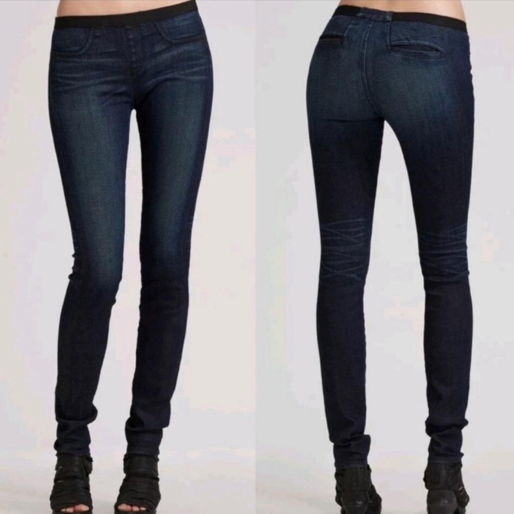 Helmut Lang Denim Jean Pull on Legging Pant 26